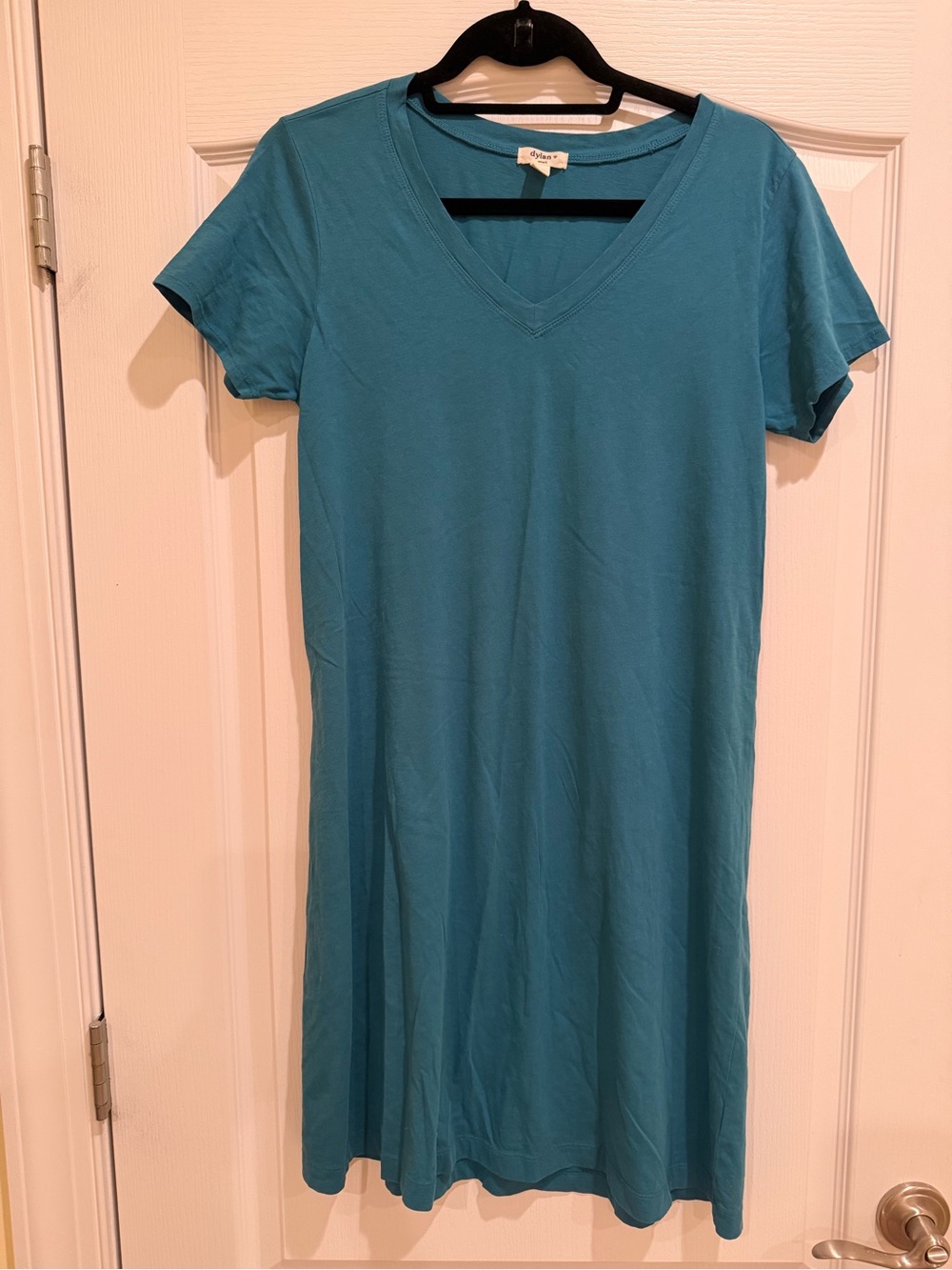 dylan Teal Crewneck Top